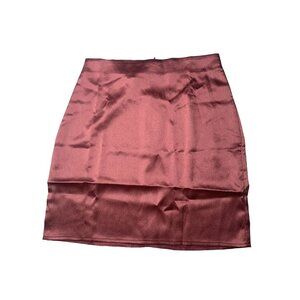Parisian Pink Satin‎ Skirt Size 6